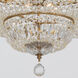 Roslyn 9 Light 22 inch Aged Brass Chandelier Ceiling Light
