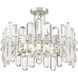 Bolton 4 Light 20.75 inch Semi-Flush Mount
