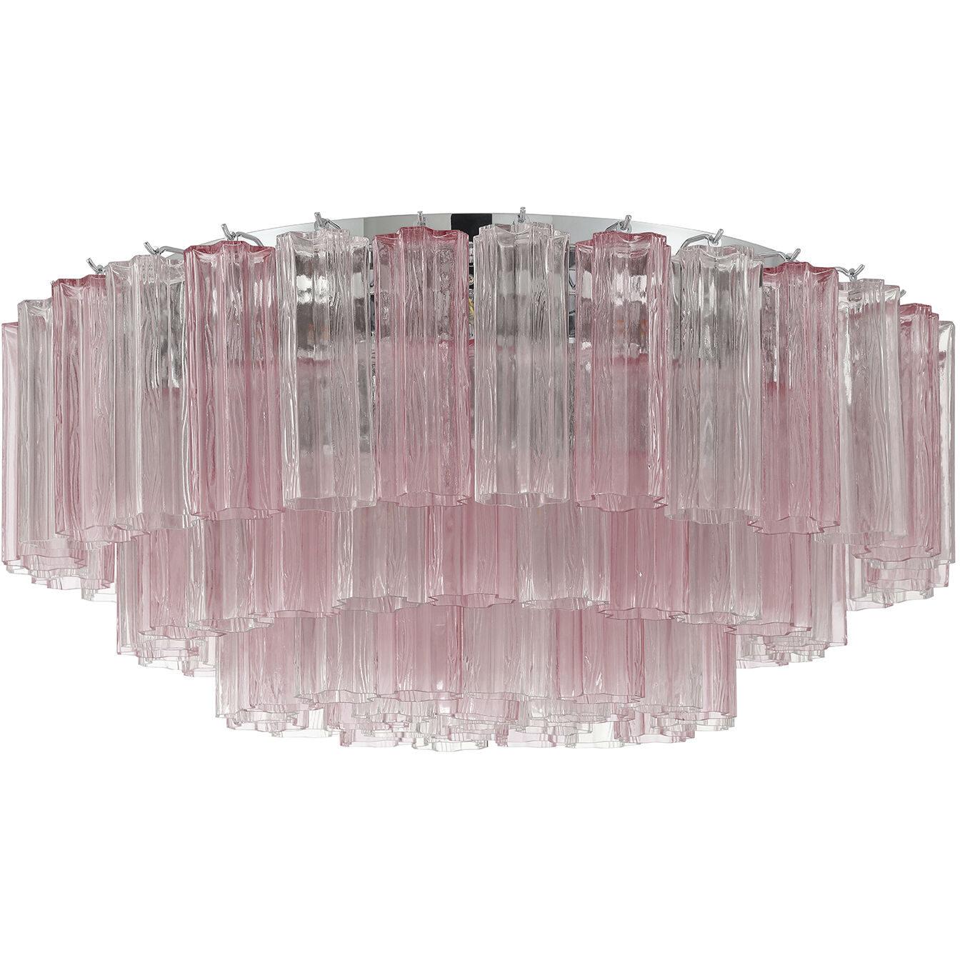 Addis 16 Light 32 inch Polished Chrome Flush Mount Ceiling Light in Spring