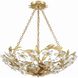 Marselle 6 Light 24 inch Antique Gold Semi Flush Ceiling Light