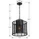 Jayna 1 Light 12.5 inch Matte Black Mini Pendant Ceiling Light