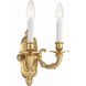 Marlowe Bath Wall Light in Polished Brass