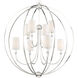 Sylvan 8 Light 40 inch Polished Nickel Chandelier Ceiling Light
