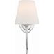 Juno Bath Sconce Wall Light in Polished Nickel