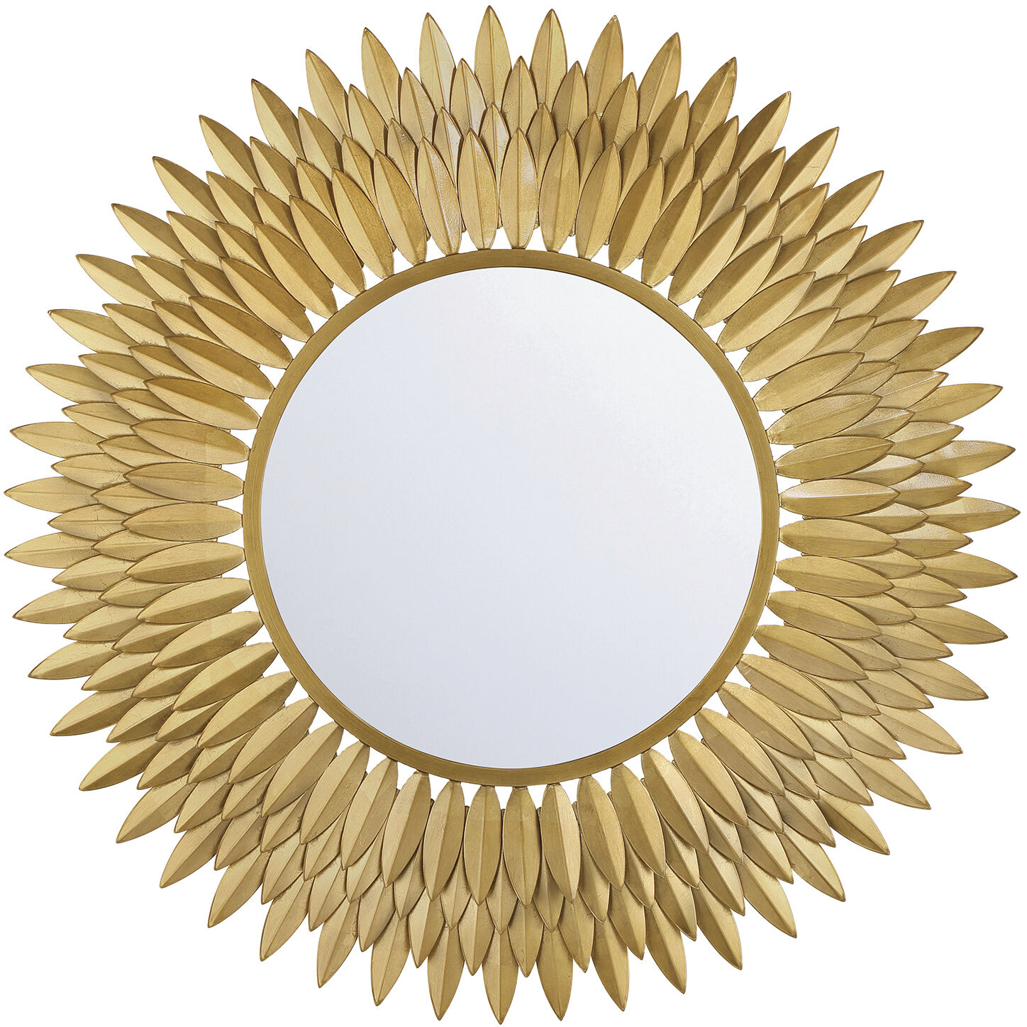 Broche 30 X 30 inch Antique Gold Mirror