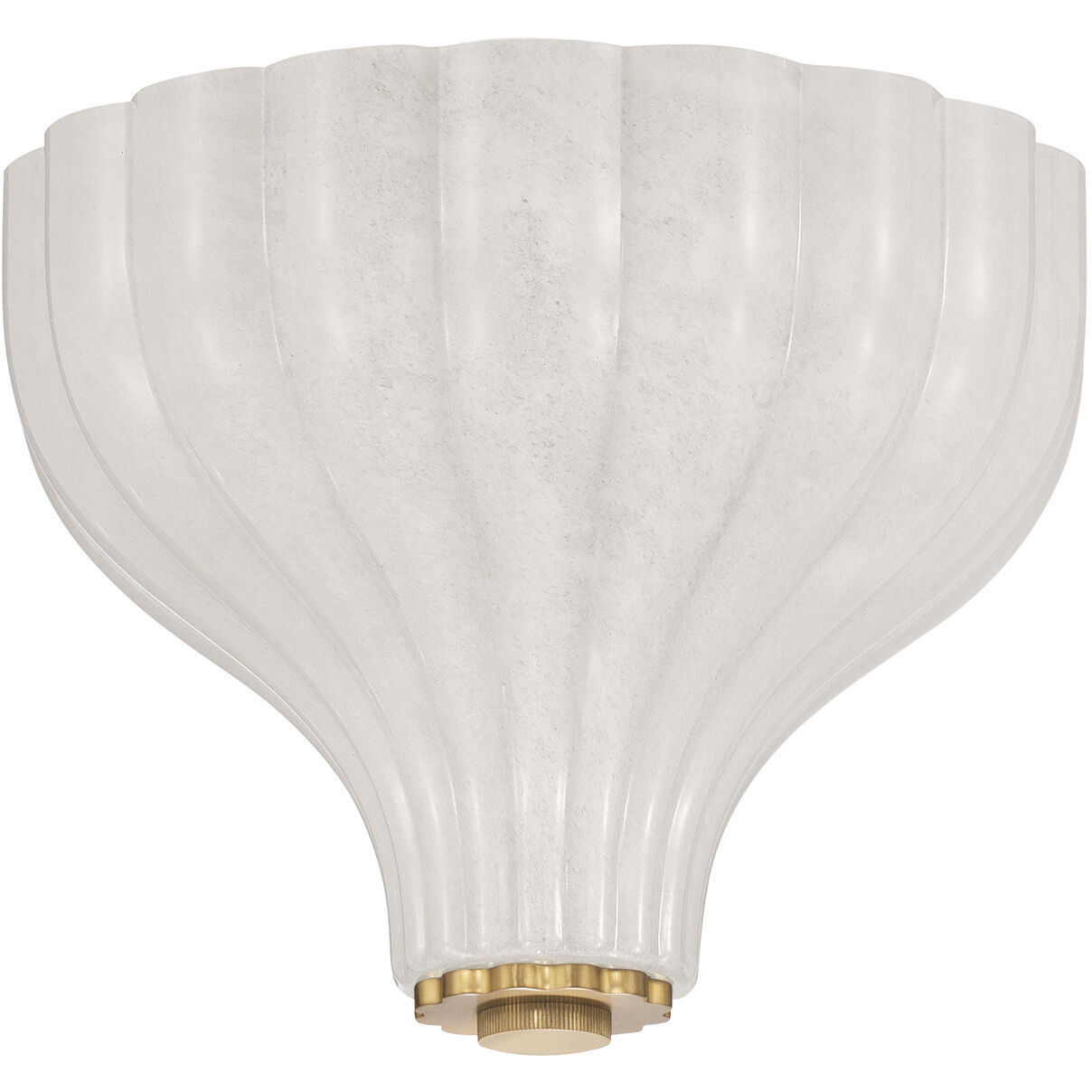 Layton 3 Light 9.75 inch Luxe Gold Semi Flush Ceiling Light