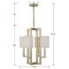 Dixon 4 Light 18.5 inch Aged Brass Chandelier Ceiling Light