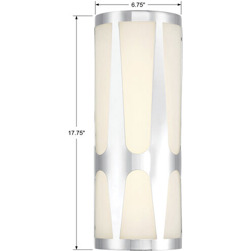 Royston 1 Light 6.75 inch Polished Chrome ADA Sconce Wall Light