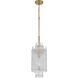 Ackerly 1 Light 8.5 inch Aged Brass Pendant Ceiling Light