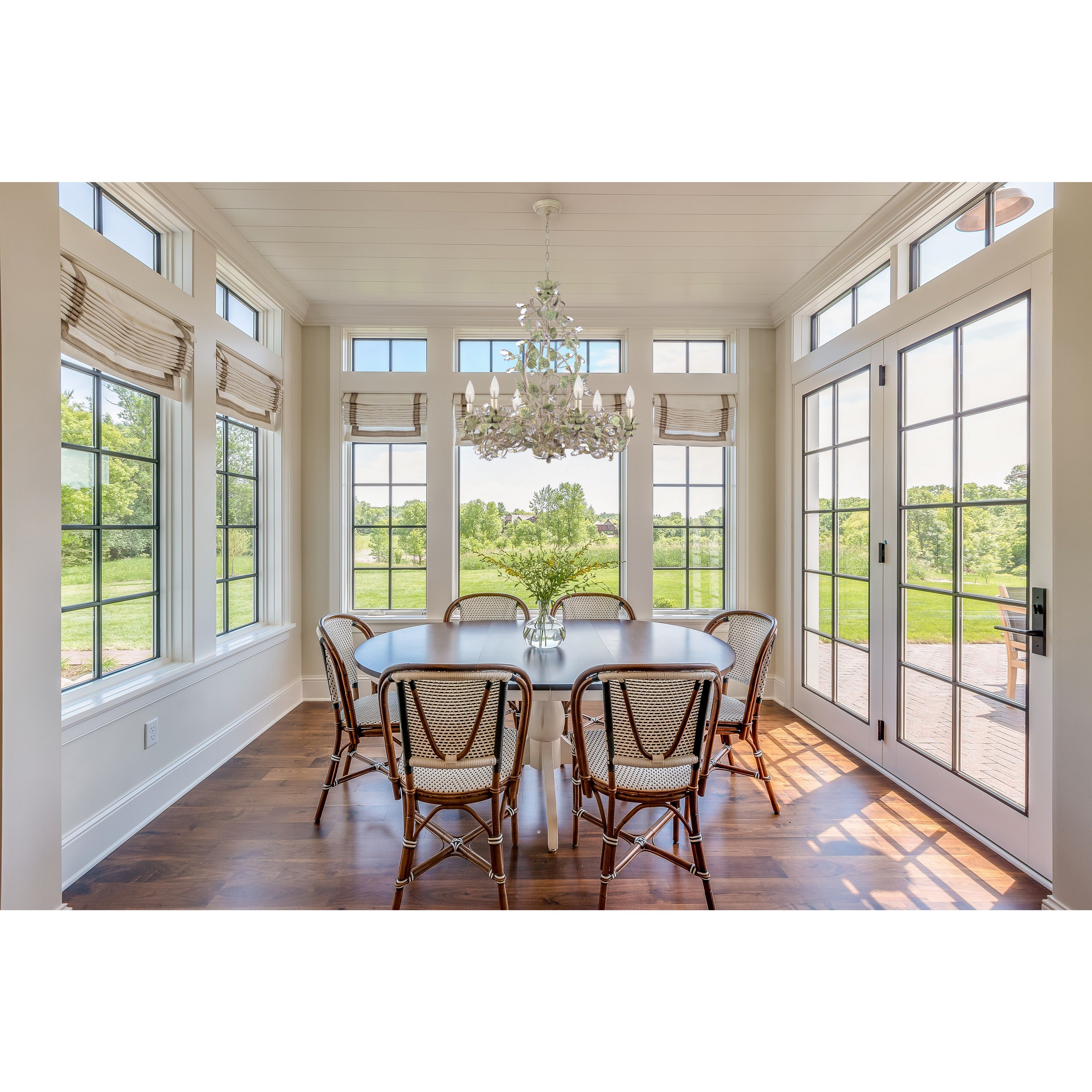 Josie 6 Light 25 inch Champagne Green Tea Chandelier Ceiling Light