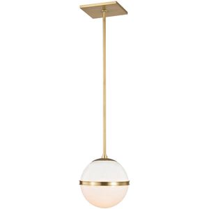 Truax 1 Light 8 inch Aged Brass Mini Pendant Ceiling Light
