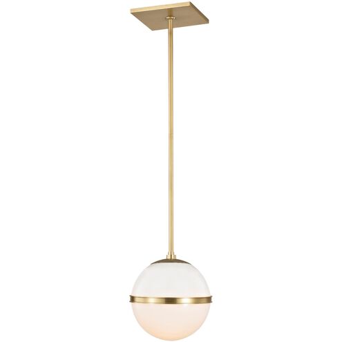 Truax 1 Light 8 inch Aged Brass Mini Pendant Ceiling Light