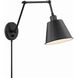 Mitchell 30 inch 60.00 watt Matte Black Task Sconce Wall Light
