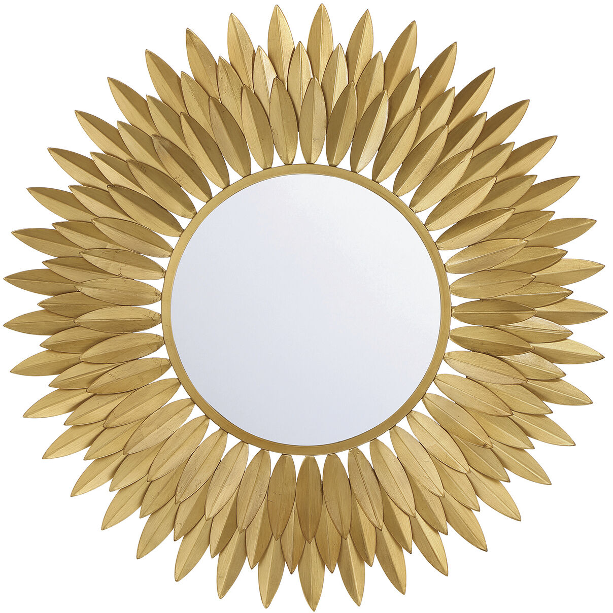 Broche 24 X 24 inch Antique Gold Mirror