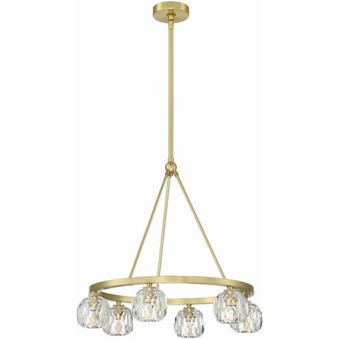 Aragon 6 Light 24 inch Soft Brass Chandelier Ceiling Light