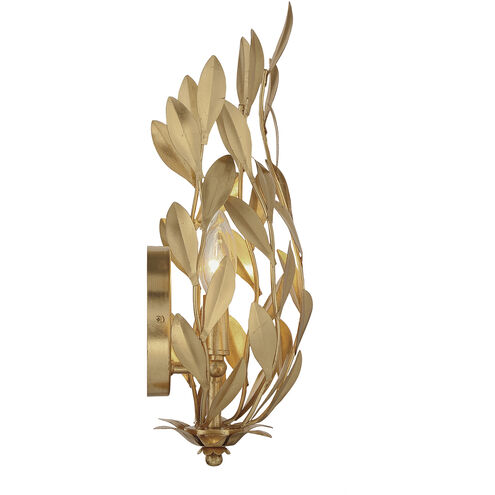 Broche Wall Sconce Wall Light in Antique Gold
