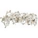 Marselle Bath Vanity Light Wall Light in Antique Silver
