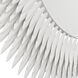 Broche 46.75 X 46.75 inch Matte White Mirror