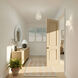 Broche 46.75 X 46.75 inch Matte White Mirror