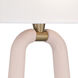 Jori Bath Wall Light in Aged Brass and Blush