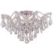 Maria Theresa 5 Light 19 inch Polished Chrome Semi Flush Ceiling Light in Clear Hand Cut