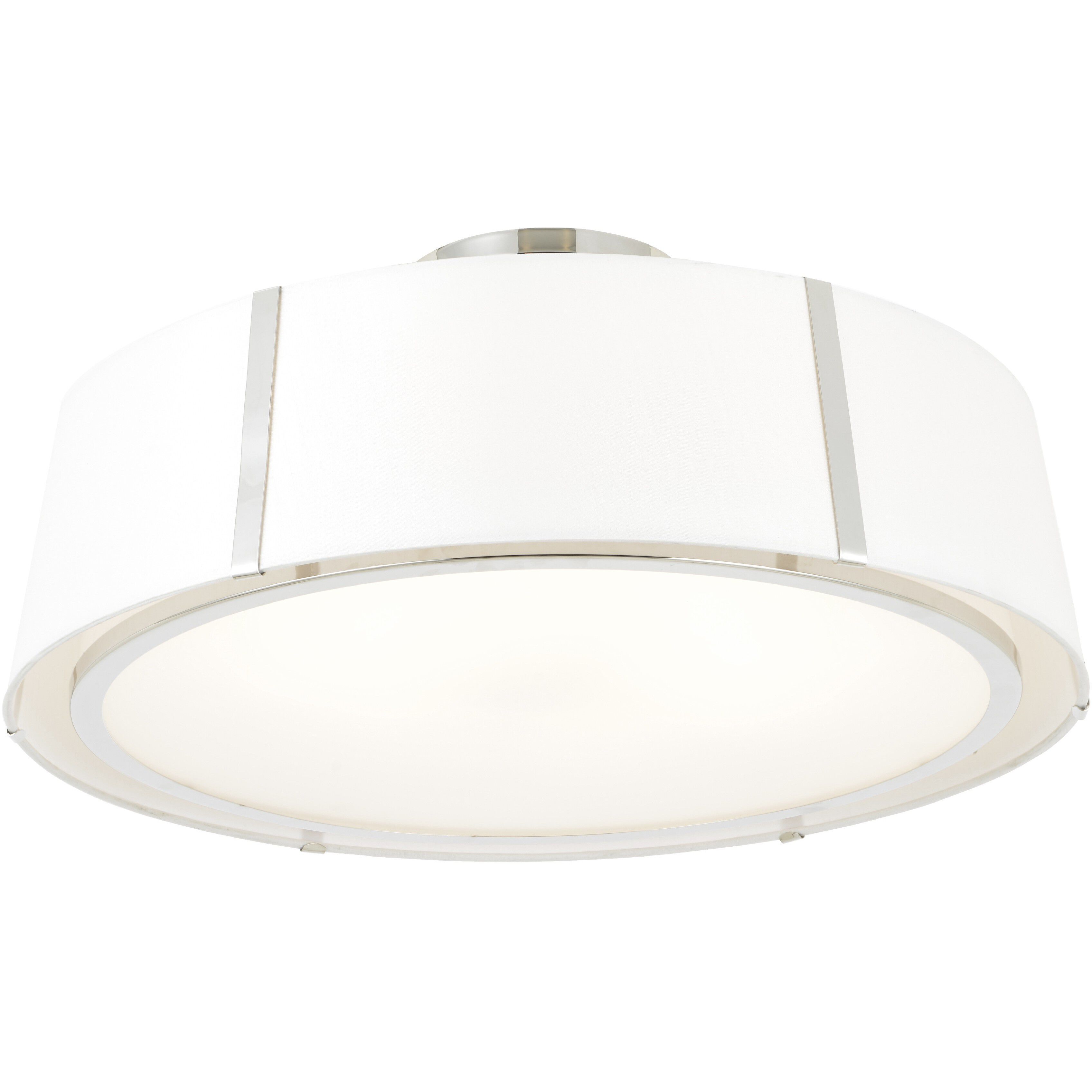 Crystorama FUL 907 PN CEILING Fulton 6 Light 24 inch Polished