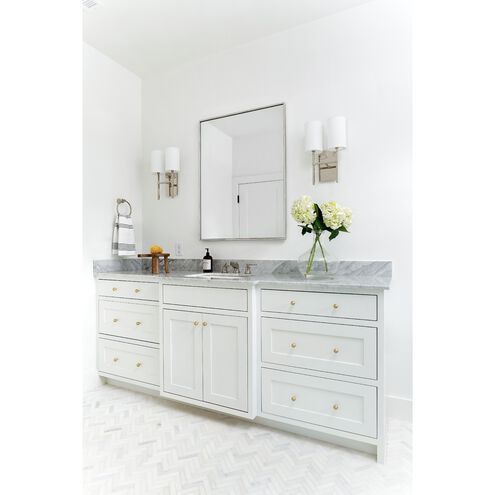 Veronica 2 Light 11 inch Polished Nickel Sconce Wall Light