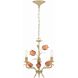 Southport 3 Light 14 inch Sage Rose Mini Chandelier Ceiling Light