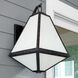 Glacier 3 Light 14 inch Black Charcoal Sconce Wall Light in White
