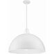 Soto 3 Light 23.5 inch White Pendant Ceiling Light
