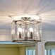 Carson 4 Light 16 inch Polished Nickel Mini Chandelier Ceiling Light