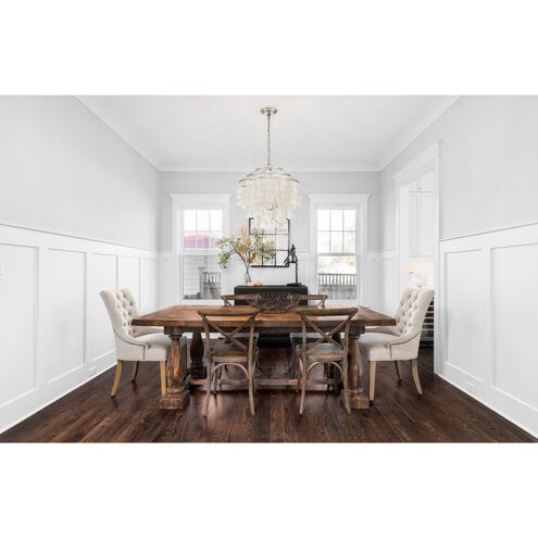 Brielle 4 Light 18 inch Antique Silver Chandelier Ceiling Light