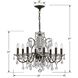 Butler 8 Light 25.5 inch English Bronze Chandelier Ceiling Light in Clear Spectra
