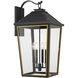 Hawkins Wall Sconce Wall Light in Matte Black and Textured Gold