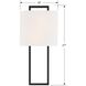 Fremont Sconce Wall Light in Black Forged