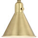 Morgan 24 inch 60.00 watt Aged Brass Task Sconce Wall Light
