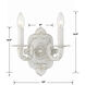 Paris Market 2 Light 10 inch Antique White Sconce Wall Light