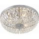 Waltham 3 Light 16 inch Polished Chrome Flush Ceiling Light in Clear Spectra