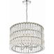 Elliot 6 Light 22.5 inch Polished Nickel Chandelier Ceiling Light