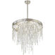 Winfield 6 Light 24 inch Antique Silver Chandelier Ceiling Light
