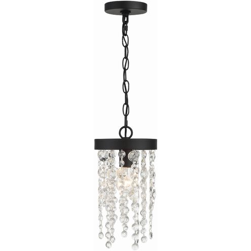 Winham 1 Light 7 inch Black Forged Pendant Ceiling Light