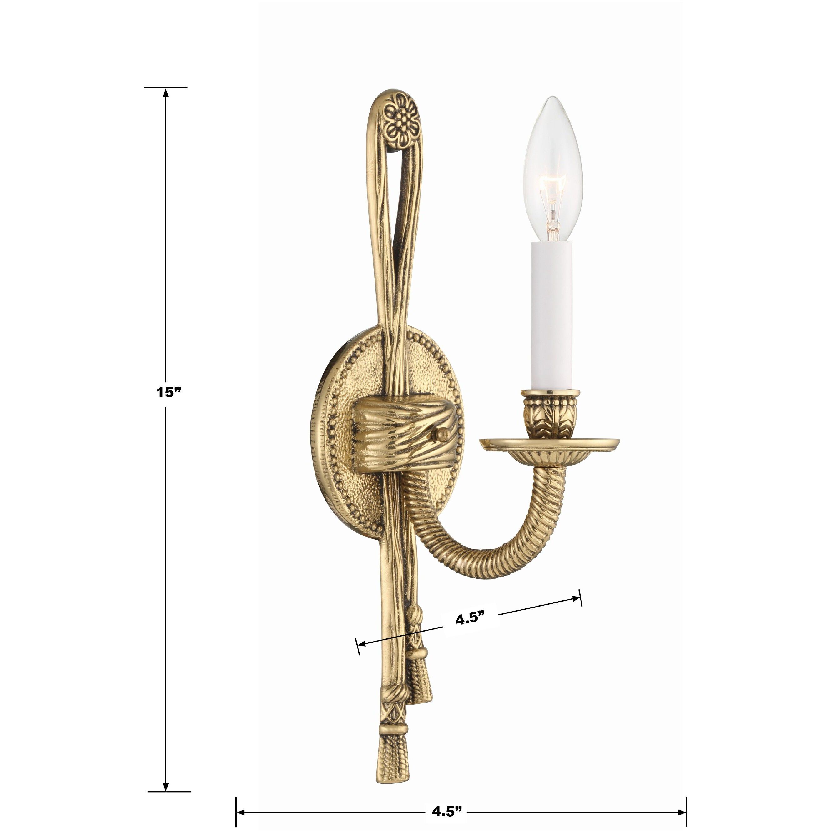 Westbury 1 Light 4.5 inch Olde Brass Sconce Wall Light