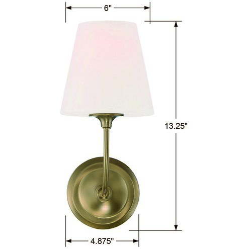 Sylvan Sconce Wall Light in Vibrant Gold