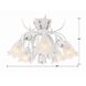 Southport 5 Light 22 inch Wet White Semi Flush Ceiling Light