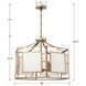 Hillcrest 6 Light 28 inch Vibrant Gold Chandelier Ceiling Light