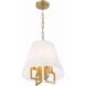 Westwood 4 Light 13.5 inch Vibrant Gold Pendant Ceiling Light