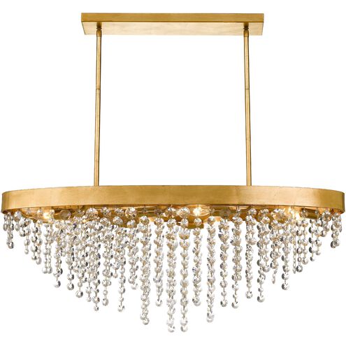 Winham 8 Light 36 inch Antique Gold Chandelier Ceiling Light