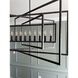 Capri 9 Light 39 inch Raw Steel Chandelier Ceiling Light