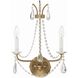 Karrington Sconce Wall Light in Aged Brass