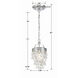 Calypso 1 Light 7.25 inch Polished Chrome Chandelier Ceiling Light